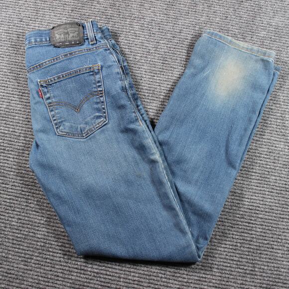 Levi’s 511 Jeans Boys 16 Regular Blue Slim Stretch Distressed W28 L30 - Picture 1 of 12